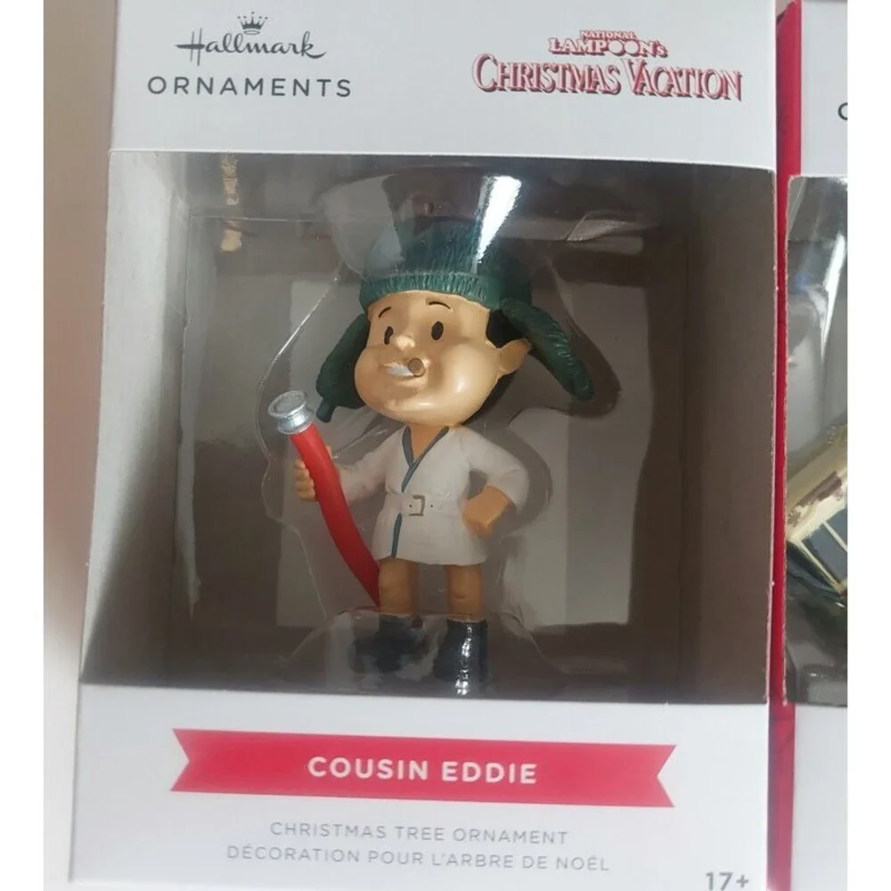 National Lampoons Christmas Vacation Cousin Eddie RV Lot of Christmas Ornaments